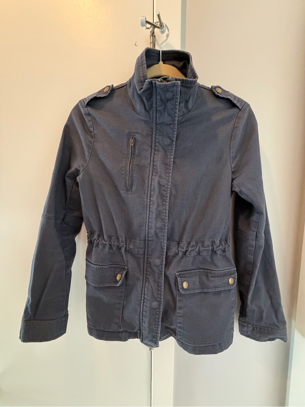 Eden Society Charcoal Gray Utility / Cargo Field Jacket Small